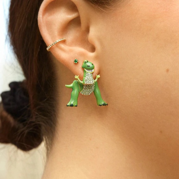 NWT ⚜️🦖⚜️ Baublebar x Disney Pixar Toy Story Rex Earrings - Picture 2 of 5